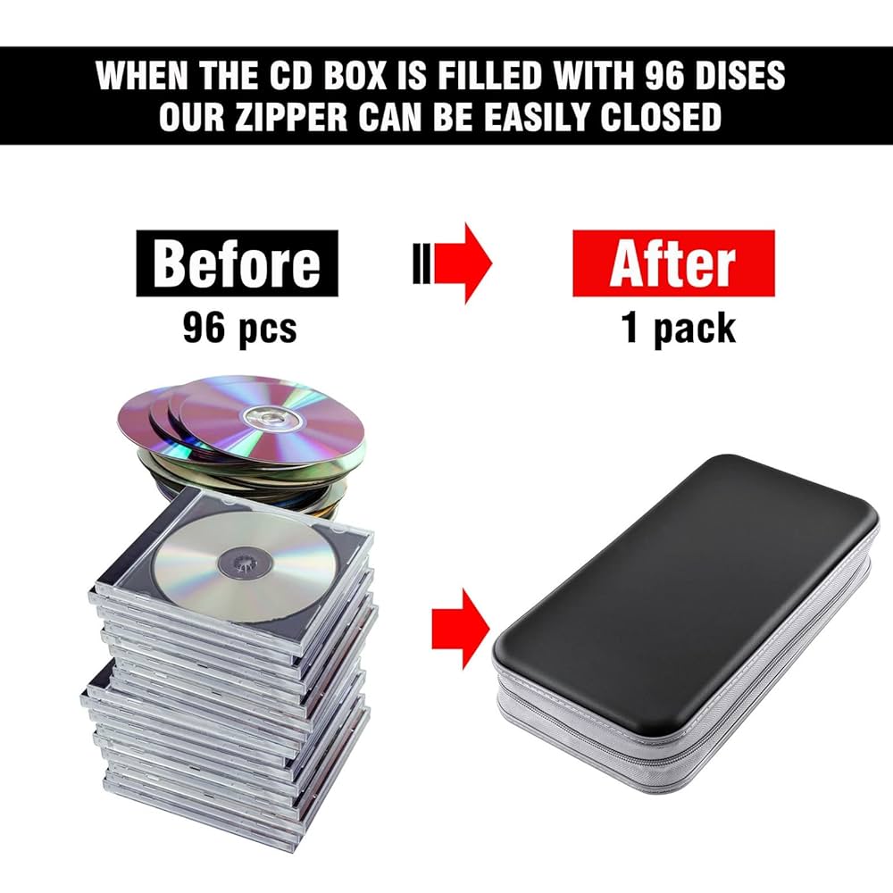 Amazon.com: Bivisen DVD Case, CD Case Holder Wallet Binder